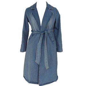 Vintage Denim Trenchcoat